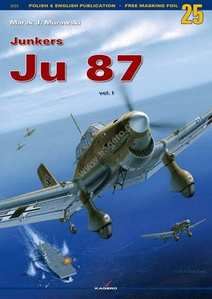 Kagero 3025 Junkers Ju 87 vol. I EN/PL (pas d&amp;#39;autocollant)