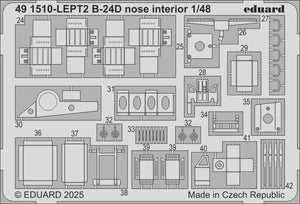 Eduard 491510 B-24D nose interior HOBBY BOSS 1/48 – image 2