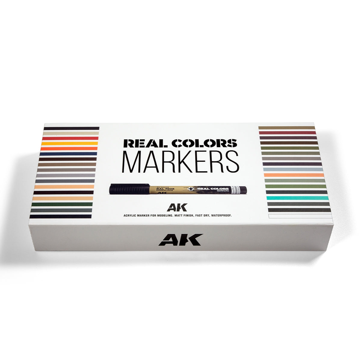 AK Interactive RCM150 BOÎTE SPÉCIALE MARQUEURS RC – 34 unités