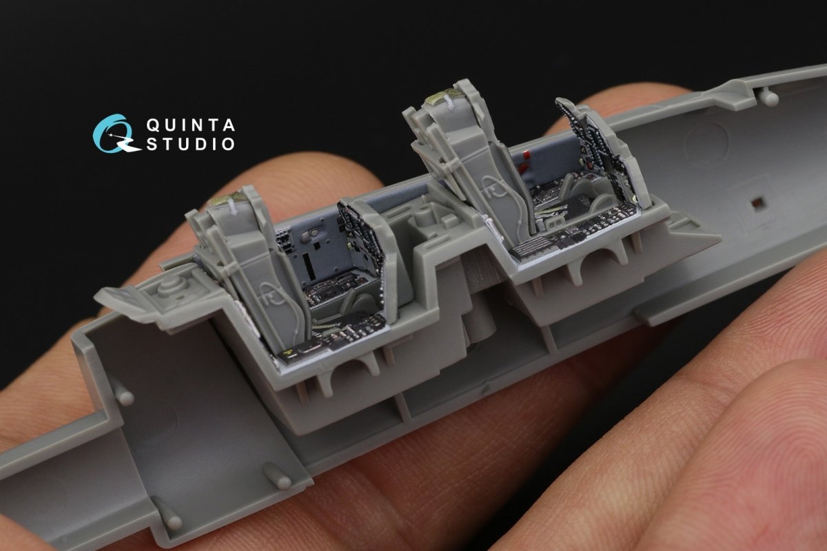 Quinta Studio QD72034 F-15E 3D-Printed &amp;amp; coloured Interior on decal paper (GWH) 1/72 – imagen 8