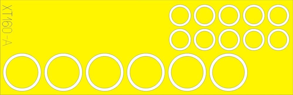 Eduard XT160 M-26 wheel masks 1/35 HOBBY BOSS – imagen 2