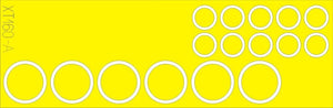Eduard XT160 M-26 wheel masks 1/35 HOBBY BOSS – imagen 2