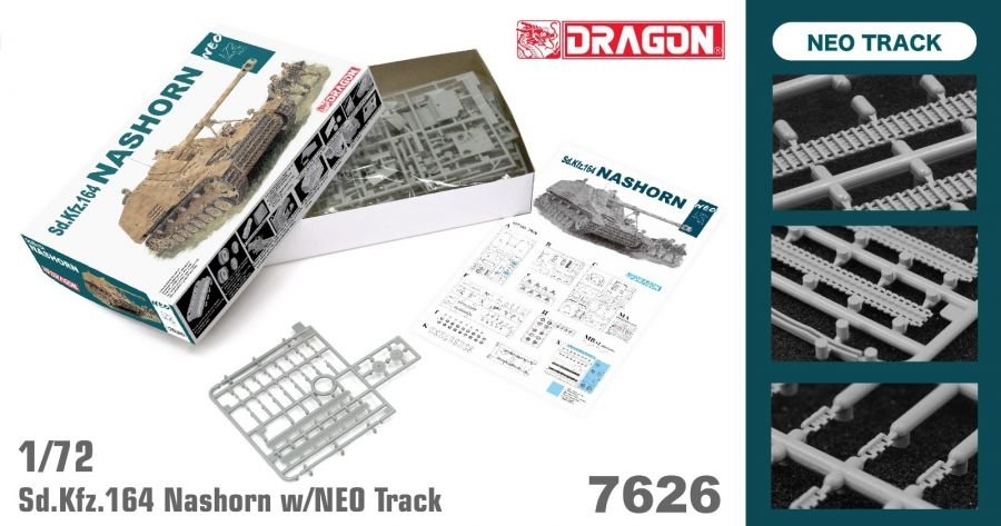 Dragon 7626 Sd.Kfz.164 Nashorn w/NEO Track 1/72 – immagine 2