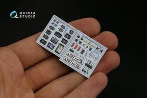 Quinta Studio QD35068 KAMAZ-43509 3D-Printed &amp;amp; coloured Interior on decal paper (Zvezda) 1/35 – zdjęcie 13