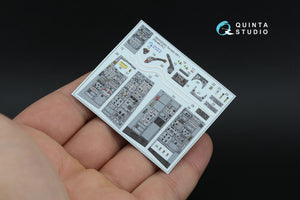 Quinta Studio QDS+32263 Tornado GR.1 3D-Printed &amp; coloured Interior on decal paper (Revell) (Small version) (with 3D-printed resin parts) 1/32