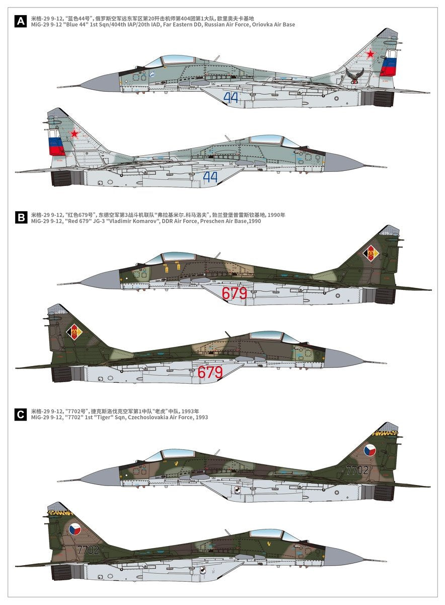 Great Wall Hobby L7212 MiG-29 Fulcrum-A 9-12 Late Type 1/72 – zdjęcie 3