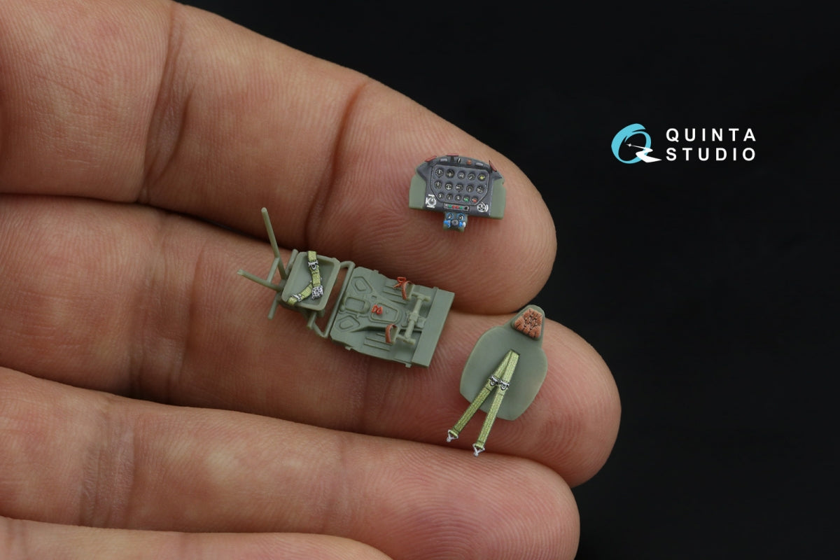 Quinta Studio QD72170 MiG-3 3D-Printed coloured Interior on decal paper (Armory) 1/72 – imagen 3