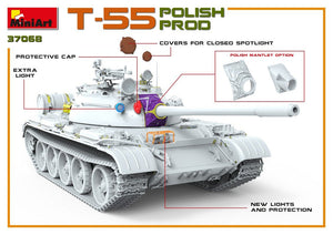 MiniArt 37068 T-55 POLISH PRODUCTION 1/35 – zdjęcie 10
