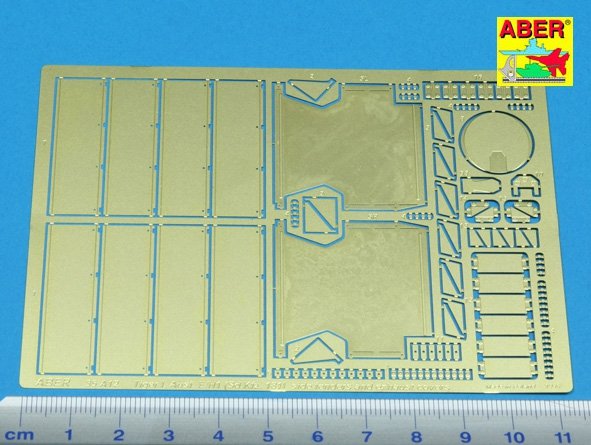 Aber 35A012 Błotniki boczne do Tiger I, E/ H1 1/35 – imagen 2