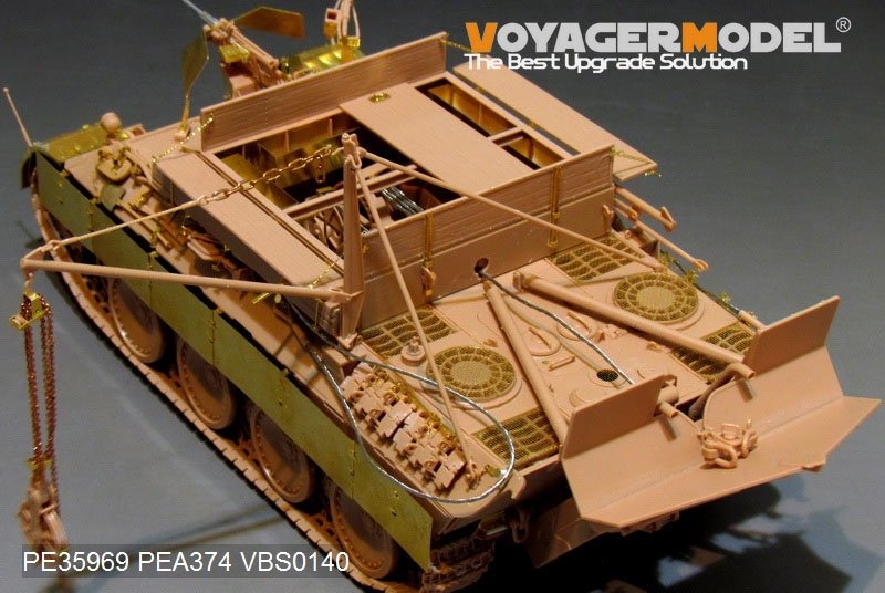 Voyager Model PE35969 WWII German Bergepanther Ausf.A (Early type,Panther A tool holders) Basic For MENG SS-015 1/35 – imagen 8