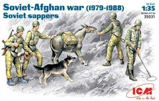 ICM 35031 Soviet Afgan War Sappers 1/35