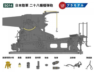 Pit-Road SG14 IJA 28cm Howitzer with Figure 1/72 – Bild 5
