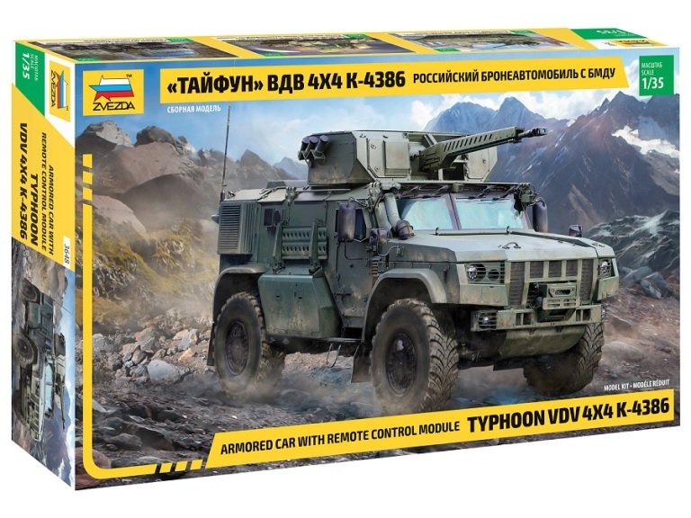 Zvezda 3648 Typhoon VDV 4x4 K-4386 1/35