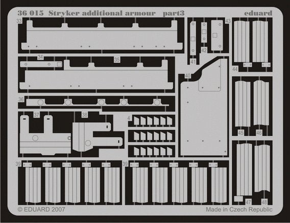 Eduard 36015 Stryker additional armour 1/35 Trumpeter – Bild 3