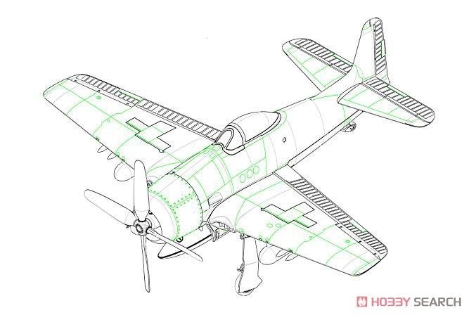 Hobby Boss 87267 F8F-1 Bearcat 1/72 – immagine 2
