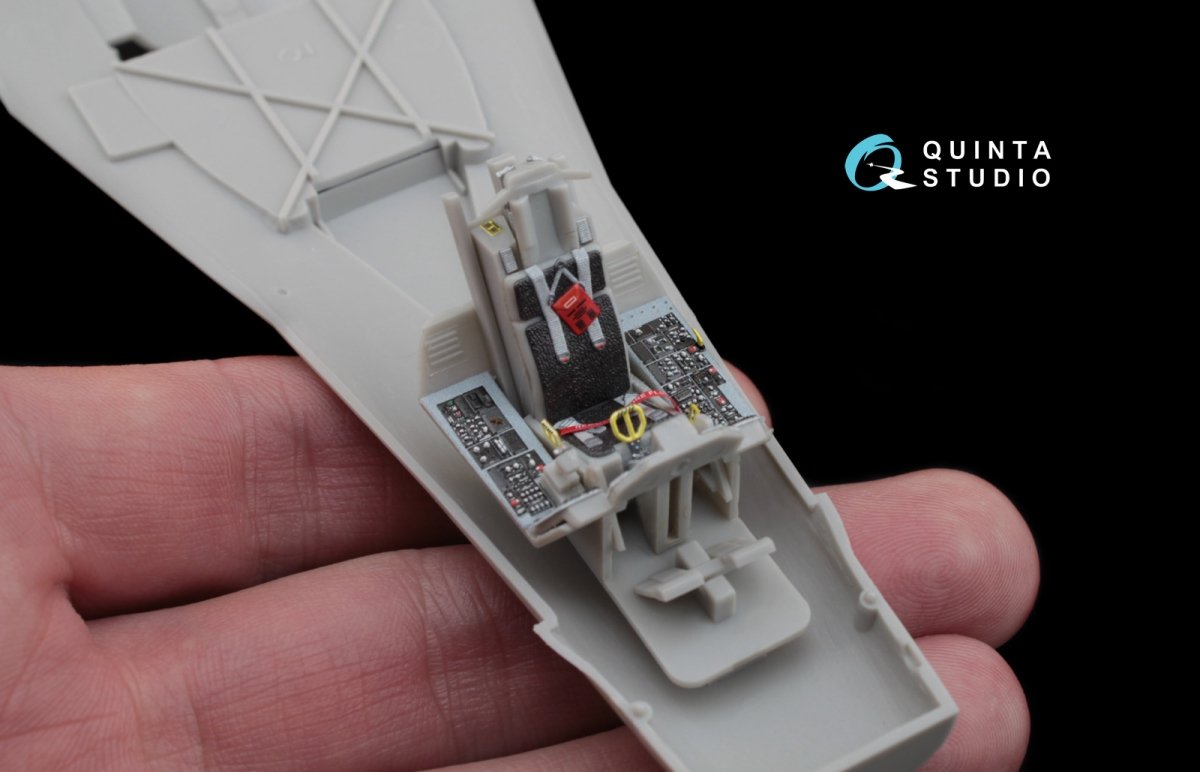 Quinta Studio QD48035 F-16С 3D-Printed &amp;amp; coloured Interior on decal paper (for Hasegawa kit) 1/48 – imagen 5