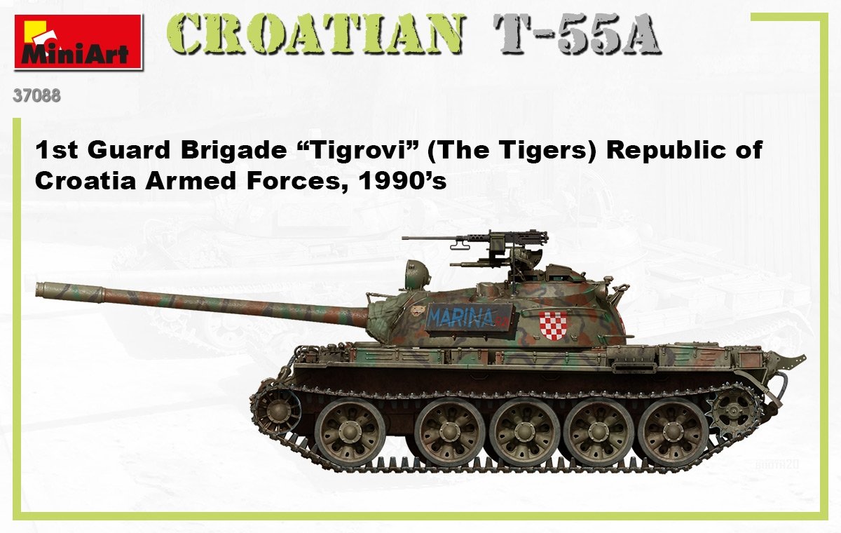 MiniArt 37088 CROATIAN T-55A 1/35 – immagine 4