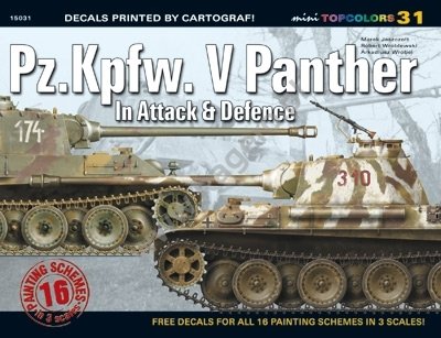 Kagero 15031 Pz.Kpfw. V Panther In Attack &amp;amp; Defence (kalkomania) PL/EN