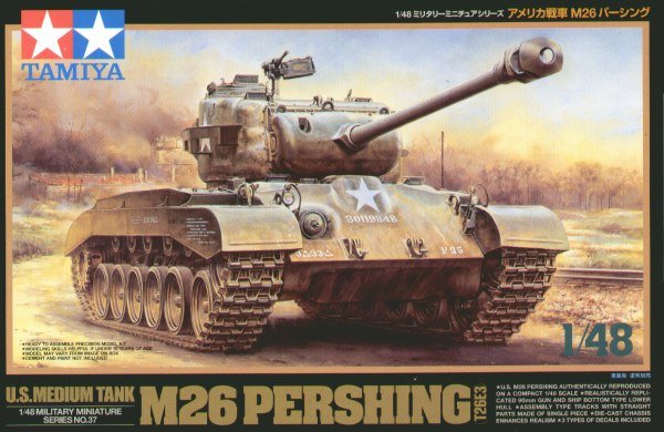 Tamiya 32537 U.S. Medium Tank M26 Pershing 1/48