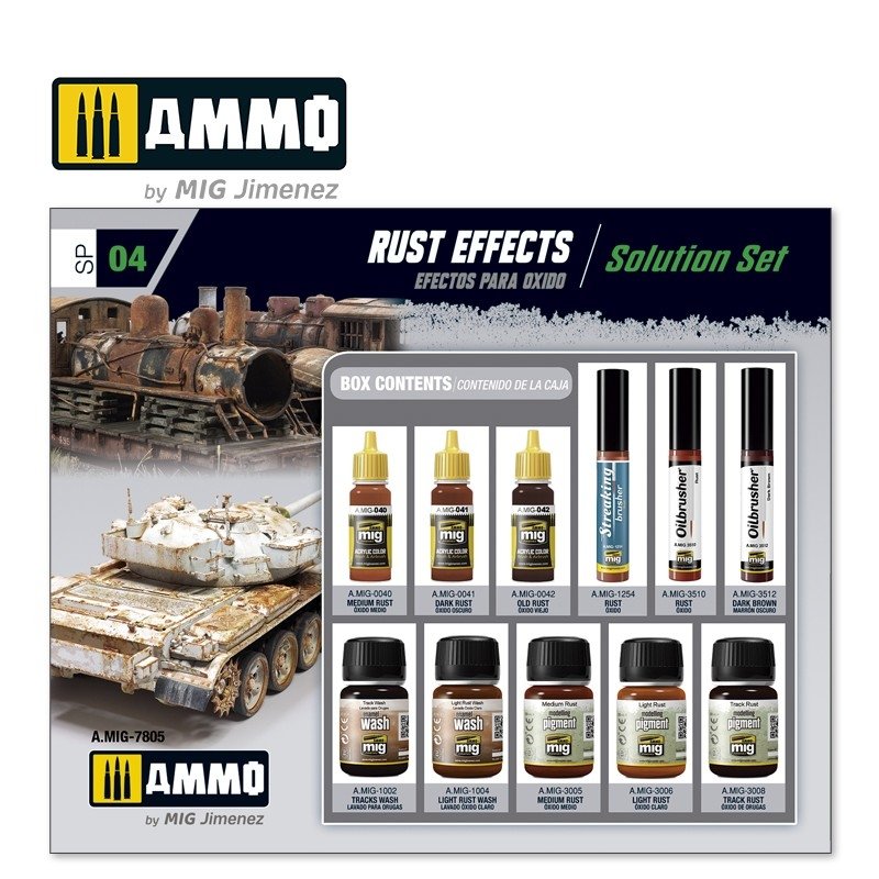 Munitions Mig Jimenez 7805 Effets de rouille. Kit de solution – image 2