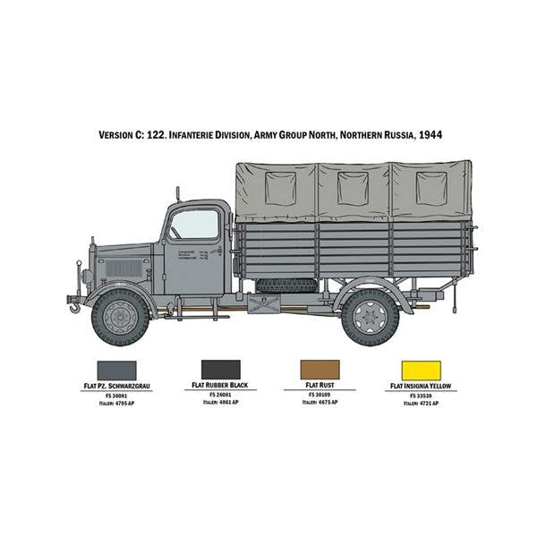 Italeri 6558 MERCEDES BENZ L3000 S 1/35 – Bild 4