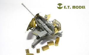 E.T. Model E35-026 WWII German 3.7cm FLAK 43 Anti-Aircraft Gun (For TRUMPETER 02311) 1/35 – zdjęcie 3