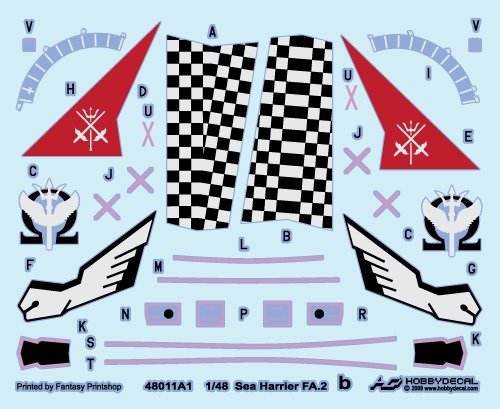 HobbyDecal AL48011V1 Sea Harrier FA.2 1/48 – imagen 3