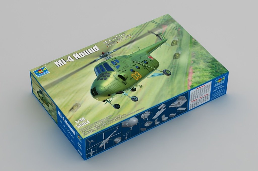 Trumpeter 05816 Russian Mi-4 Hound helicopter 1/48 – zdjęcie 2