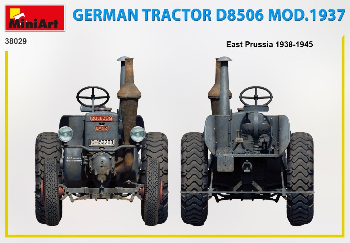 MiniArt 38029 GERMAN TRACTOR D8506 MOD. 1937 1/35 – imagen 7