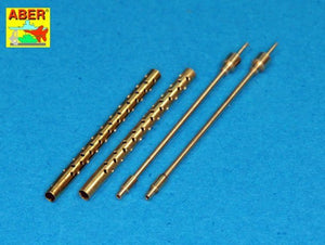 Aber A32013 Set of 2 barrels for 13,2 mm Japanese Type 3 aircraft machine guns used on Mitsubishi A6M5b/c, A6M7, A6M8 1/32