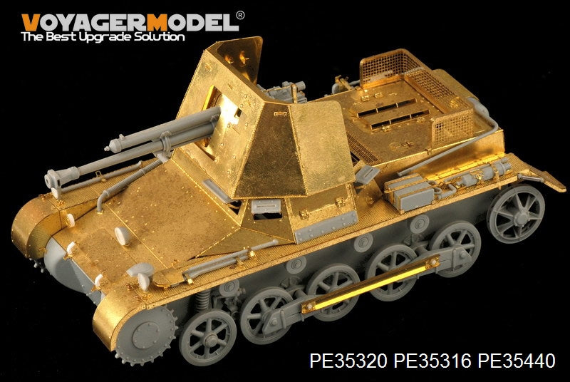 Voyager Model PE35440 WWII German 47mm PaK(t) Panzerjager I basic For DRAGON 6230 1/35 – imagen 2