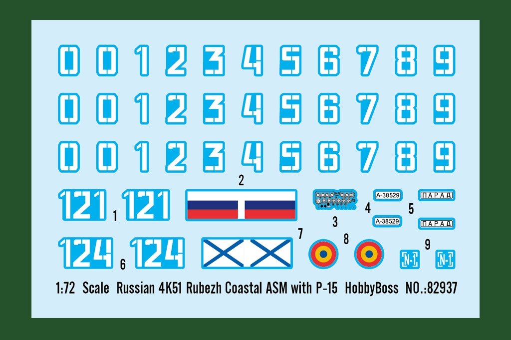 Hobby Boss 82937 Russian 4K51 Rubezh Coastal ASM with P-15 1/72 – zdjęcie 9