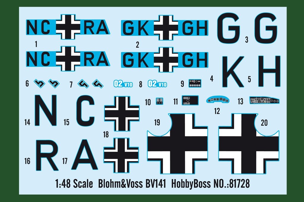 Hobby Boss 81728 Blohm Voss BV-141 1/48 – immagine 3