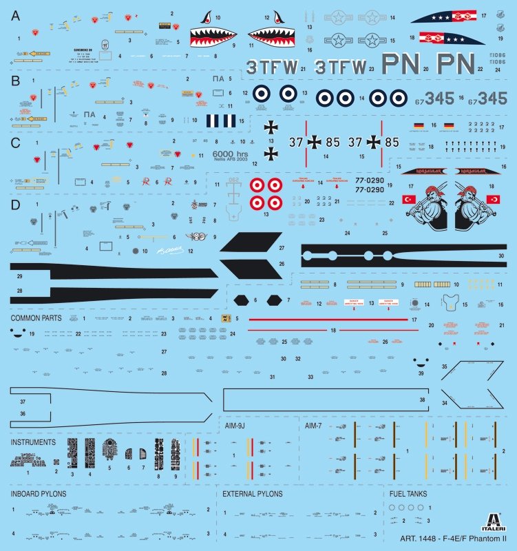 Italeri 1448 F-4E/F Phantom II 1/72 – image 2