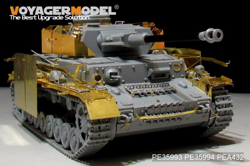 Maquette Voyager PE35993, char allemand Pz.Kpfw.IV Ausf.G (production tardive), base pour Border 35001, échelle 1/35 – image 18