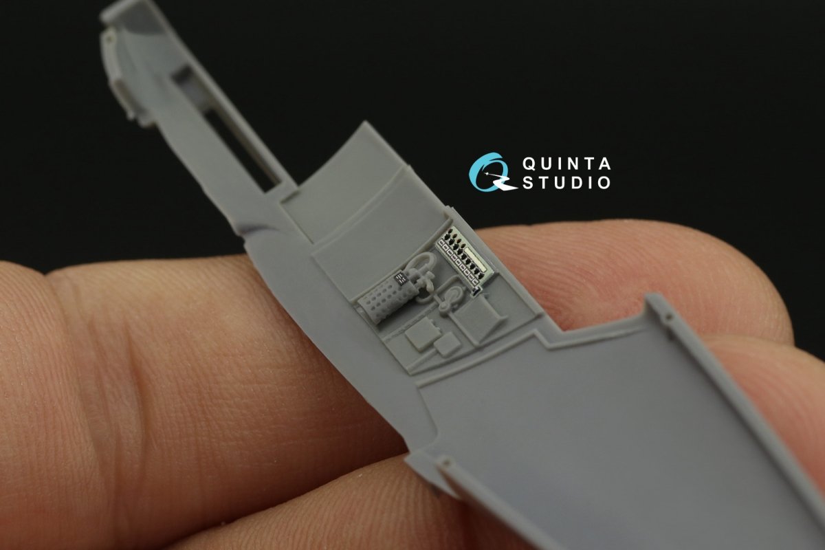 Quinta Studio QD72009 Bf 109E 3D-Printed &amp;amp; coloured Interior on decal paper (Special Hobby) 1/72 – immagine 6