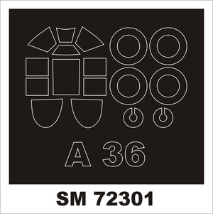 Montex SM72301 A-36 APACHE BRENGUN 1/72