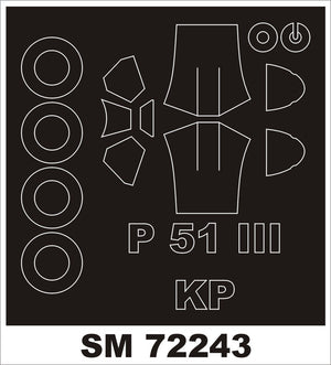 Montex SM72243 P-51 III MUSTANG KP