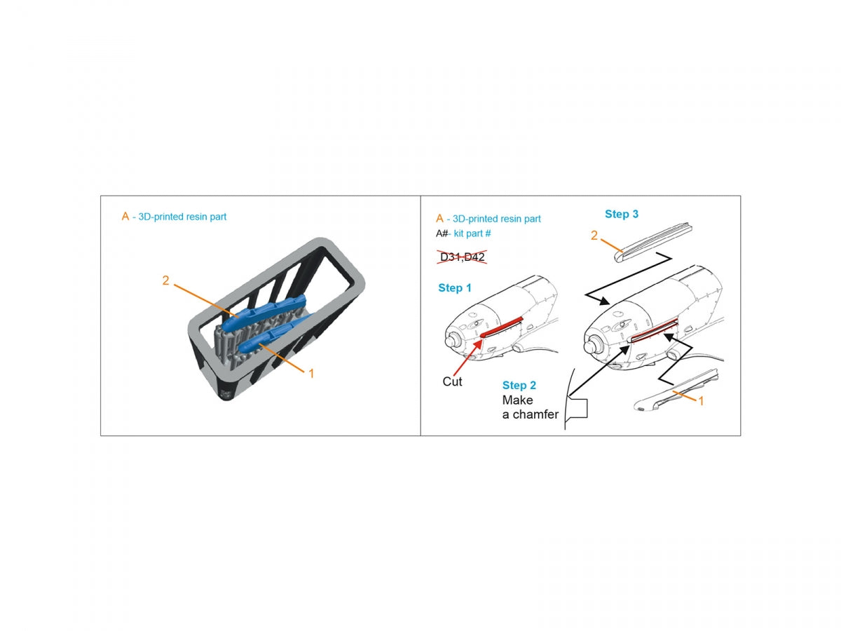 Quinta Studio QT48068 LaGG-3 series 66 Exhaust Pipes (Zvezda) 1/48 – imagen 5