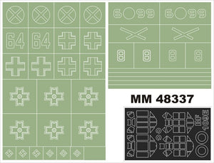 Montex MM48337 Bf 109E AIRFIX 5115A 1/48