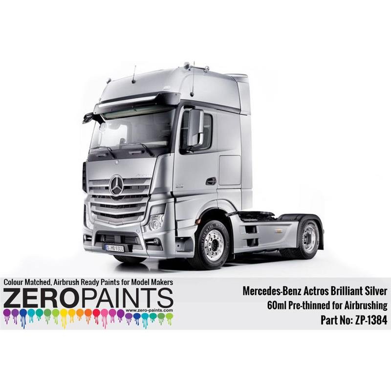 Zero Paints ZP-1384 Mercedes-Benz Actros Brilliant Silver 60ml