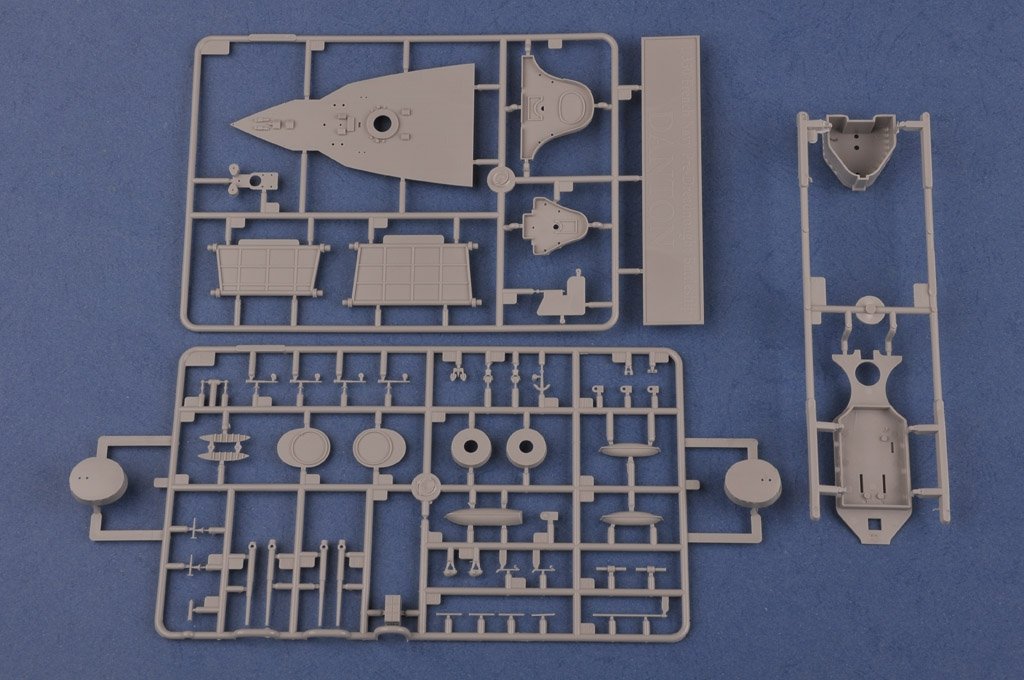Hobby Boss 86503 French Navy Pre-Dreadnought Battleship Danton 1/350 – imagen 5