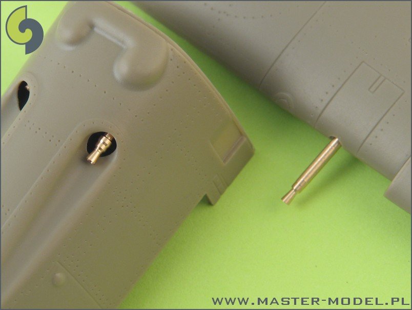 Master AM-32-005 Bf 109 E3 - E9, T armament set (MG 17 tips, MG FF barrels) 1/32 – imagen 5