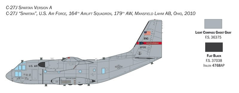 Italeri 1450 C-27J SPARTAN / G.222 1/72 – imagen 7