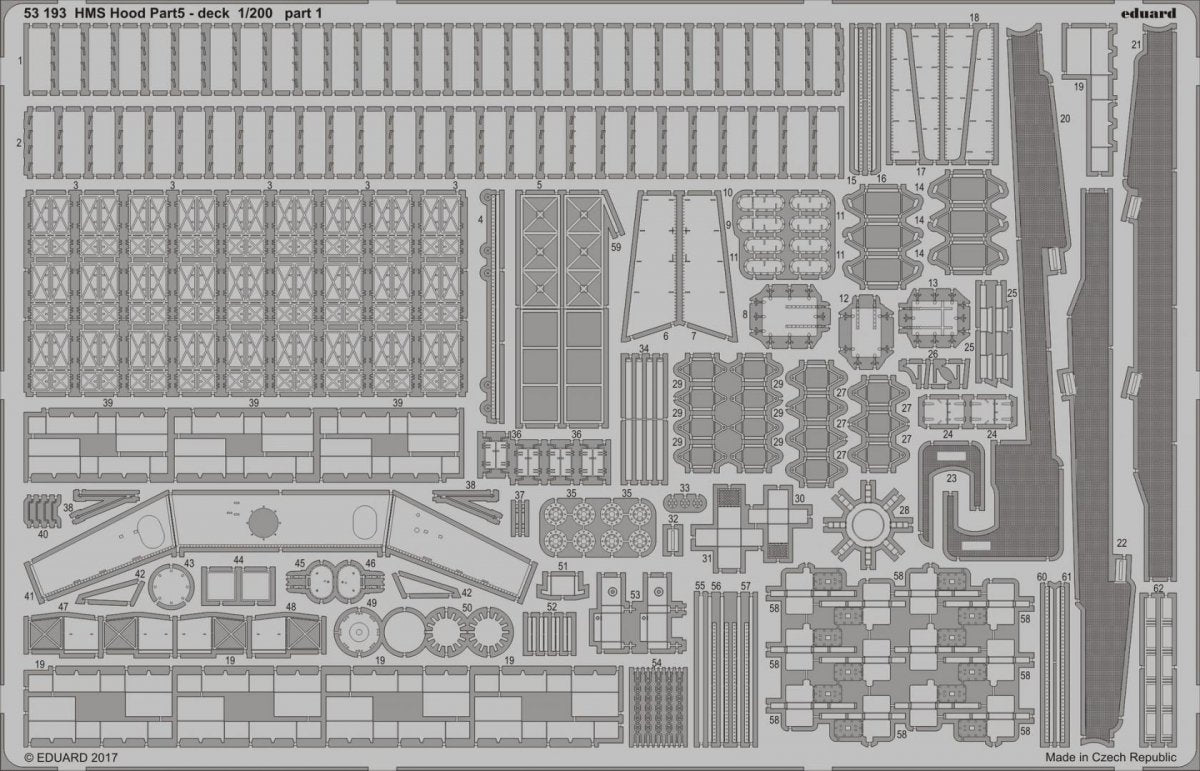 Eduard 53193 HMS Hood pt.5 deck 1/200 TRUMPETER – imagen 2