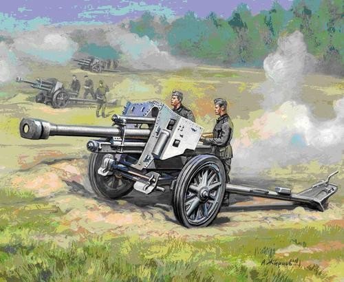 Zvezda 6121 German Howitzer LFH-18 WWII 1/72 – zdjęcie 3