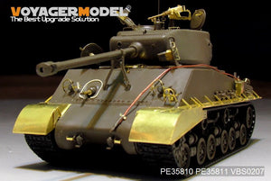 Voyager Model PE35811 WWII US M4A3E8 Sherman Fenders/Track Cover （For TAMIYA 35346) 1/35 – imagen 2