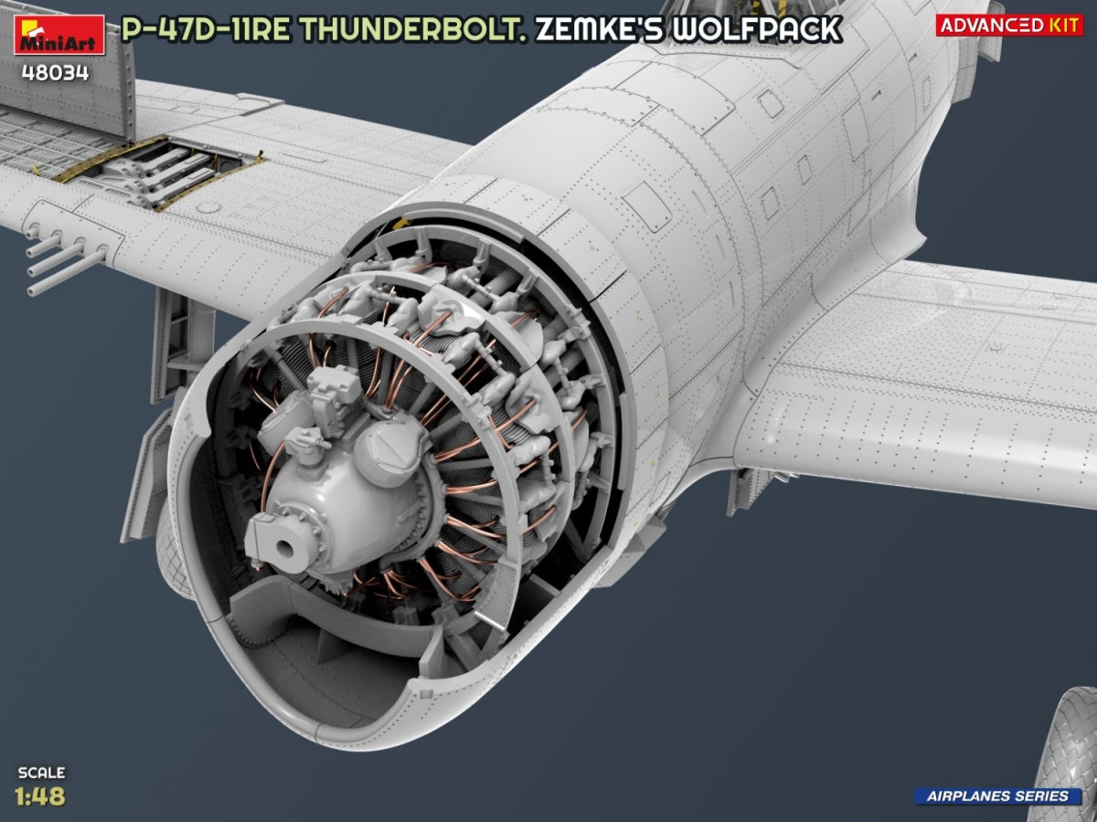 MiniArt 48034 P-47D-11RE Thunderbolt. Zemke&amp;#39;s Wolfpack. Advanced Kit 1/48 – image 11