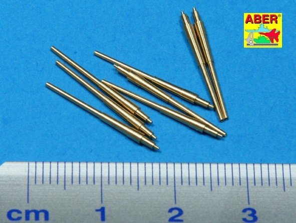 Aber 1/700L-14 Set of 8 pcs 380 mm barrels for ships: Bismarck, Tirpitz 1/700 – Bild 2
