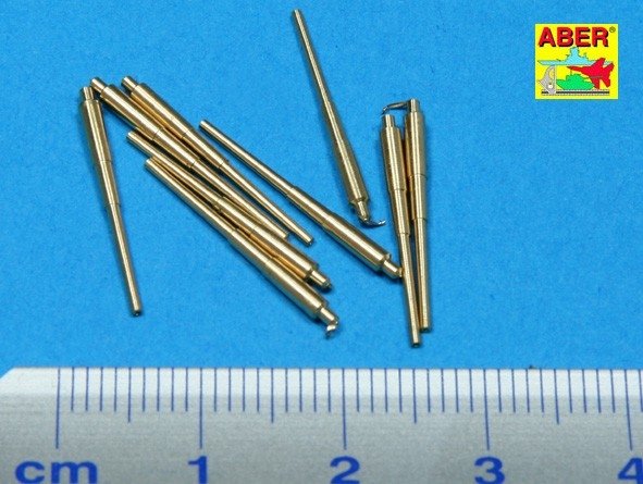 Aber 1/700L-11 Ensemble de 9 canons de 406 mm de long pour navires : North Carolina, Washington 1/700 – image 2